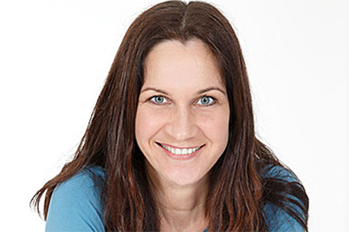 Chrissi Sokoll, die Moderatorin