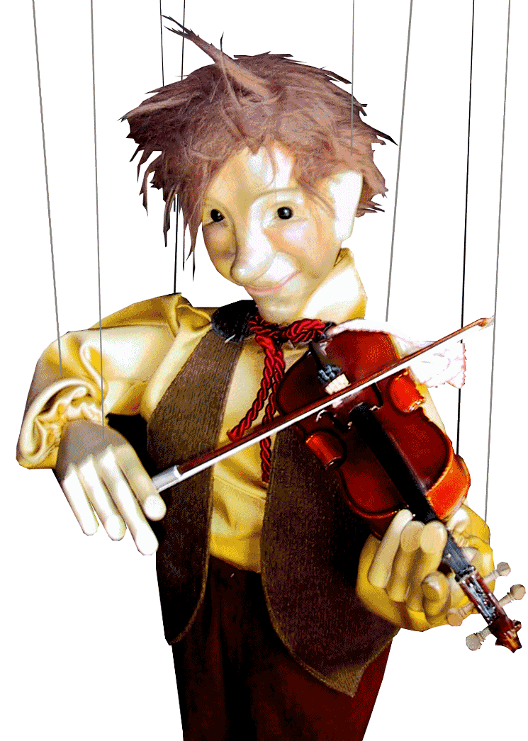Hans im Glück an Fäden
